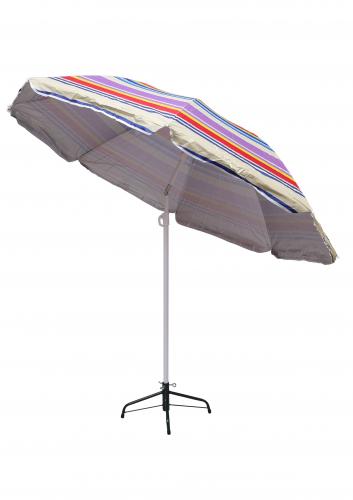 Зонт пляжный фольгированный с наклоном 240 см (6 расцветок) 12 шт/упак ZHU-240 - фото 2